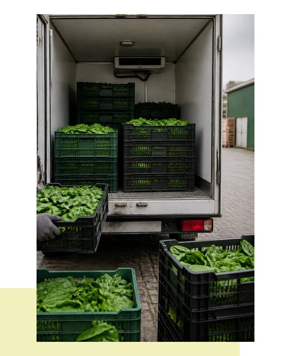 Перевозка шпината в Волгодонск с сохранением свежести продукции